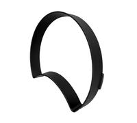 Abaodam Reusable Crescent Shaped Concrete Paving Mold for Garden Pathways Abs DIY Floor Mould for Stepping Stones Patio Lawn Walkway Brick Maker Black