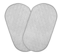Abaodam Reusable Diaper Changing Pads 2pcs Waterproof Portable Foldable Absorbent Underpads for Travel and Nursery Use