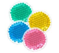 Abaodam Reusable Round Ice Pack Gel Compress and Adults, Soothing Relief Cold Compress Bag, Circular Hot and Cold Therapy for On-the-go and Injury Care, 4pcs