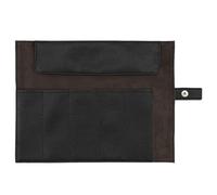 Abaodam Reusable Watch Storage Bag Watch Roll Pouch Compact Multifunction Cloth Portable Wide Application Travel Use Large Capacity Black