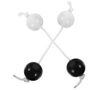 Abaodam Rhythm Double Balls Shaker 2 Pcs African Percussion Instrument Rhythm Balls for Boys and Girls and Music Classes