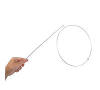 Abaodam Rolling Iron Hoop Outdoor Exercise for Boys and Weather-resistant Motor Skills Trainer Hand-eye Coordination Plaything for Teens and Family Fitness