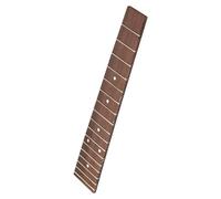 Abaodam Rosewood Ukulele Fingerboard with Frets Replacement Finger Plate for Ukulele Suitable for Beginners and Professional Players