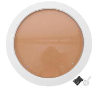 Abaodam Round Photo Frame Resin Stylish Wall Hanging Picture Frames for Tabletop Home Office Wall Decor 7 inch