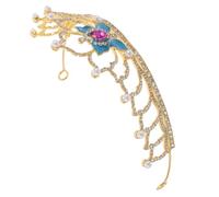 Abaodam Royal Princess Crown Tiara Headband for Brides Bridal Wedding Headdress with Artisanal Embellishments Festival Headpiece for Masquerade Renaissance Birthday Celebration and Stage