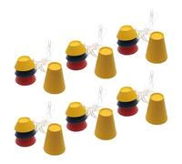Abaodam Rubber Golf Tees Sturdy Material 6 Set Vivid Colour Coding with 4 Height Options to Game Consistency and Efficient Training for Driving Range and Practice Mat for Winter Golf