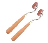 Abaodam Rubber Roller Printmaking Supplies Tool 1cm for Printmaking and Crafting 2pcs Ink Roller for Stamping, Painting, Wallpaper, and Glue Application