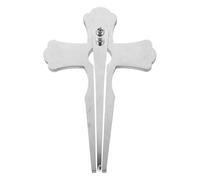 Abaodam Russian Jew’s Harp Handcrafted Mouth Harp Ethnic Stringed Instrument Silver Cross Design Bright Sound for Beginners and Professional Folk Music Performers