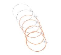 Abaodam Rust Guitar Strings Set for Acoustic Electric Guitar Replaceable Musical Strings High Carbon Alloy Material for Practice and Performance