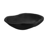 Abaodam Rustic Large Natural Wood Butterfly Feeder Bowl Black Paulownia Tray, Outdoor Ground Bird Bath and Hummingbird Water Basin for Garden and Patio