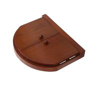 Abaodam Rustic Solid Wood Electrical Switch Guard 8.86x7.28 Inch Fairy Door Light Switch Cover Proof Wooden Outlet Plate Wall Protector for Nursery