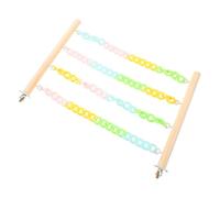 Abaodam Rustic Style Sugar Glider Climbing Swing Durable Hanging Activity Chain for Sugar Glider Hamster Chinchilla and Guinea Pig Cage Easy Installation Comfortable Resting Space