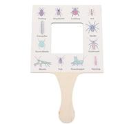 Abaodam ’s Nature Guide Finder Large Wooden Insect Viewing Frame Educational Handheld Identification Tool for Outdoor Nature Exploration and Observation