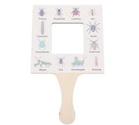 Abaodam ’s Nature Guide Finder Large Wooden Insect Viewing Frame Educational Handheld Identification Tool for Outdoor Nature Exploration and Observation