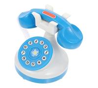 Abaodam ’S Pretend Play Telephone, Blue and White Plastic Simulation Phone for, Role Play House for Boys and, Educational Intelligence