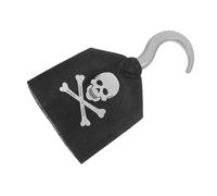 Abaodam Safe Pirate Hook for Lightweight Smooth Edged Pretend Play Accessory Halloween Birthday Party Favor Promotes Imaginative Roleplaying for Boys