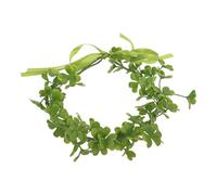 Abaodam Saint Patricks Day Headband Shamrock Crown with Delicate Plastic and Resin Material, Never Fade Green Shamrock Headpiece for Parties and Events