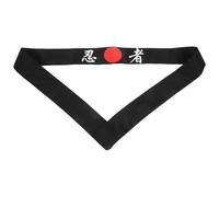 Abaodam Samurai Japanese Headband Karate Sports Head Strap Black Chef Tie-on Fitness Exercise Headwear for Men