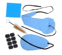 Abaodam Saxophone Cleaning Tool Kit with Brush and Microfiber Cloth for Woodwind Instruments Flute Clarinet Maintenance Cleaning Set with Mouthpiece Pad Suitable for Brass and Woodwind Care
