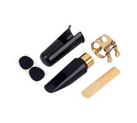 Abaodam Saxophone Mouthpiece Pads Cap Set Ring Whistle for Alto Sax Replacement Saxophone Cap Buckle Reed Patches Pads