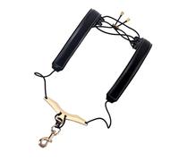 Abaodam Saxophone Neck Strap Adjustable Double Shoulder Design for Comfort Breathability Lightweight Sax Belt for Black