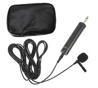 Abaodam Saxophone Recording Microphone Clip Lapel Mic Stage Performance Headphone Input Jack Case for Musician