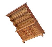 Abaodam Scale Dollhouse Furniture Ornament Japanese Style Vintage Miniature Cabinet for DIY Dollhouse Decor and Desktop Adornment