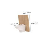 Abaodam Scale Dolls House Decoration with Shower Toilet Bathtub Sink Towel Rack Stool Essential Mini Bath Furniture for Doll Lovers