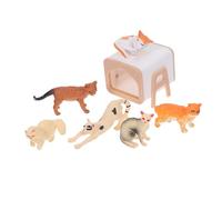 Abaodam Scale Pet with Detailed Cats Interactive Role Play for Birthday Christmas Decor and DIY Crafts