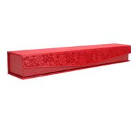 Abaodam Scroll Painting Storage Box Box Red Paper Cloth with Sturdy Construction and Preservation Features for Calligraphy Scrolls and Collectibles for Gifting and Showcasing Your