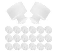 Abaodam Sealing Sports Bottle Lids Portable Bottle Caps 20Pcs 28mm White PE Push-Pull Manual Caps for Sports Kettle