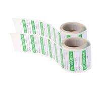 Abaodam Self-Adhesive Calibration Labels Paper Material Green 2 Rolls Quick Application and Simple Elegant Design for Quality Control and Inventory Management
