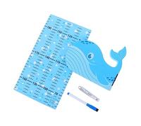 Abaodam Self-Adhesive Height Sticker Growth Chart for Boys and Girls Animal Design Height Wall Decal for Boy Girl Decor and Tracking Growth