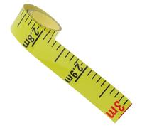Abaodam Self Adhesive Measuring Sticker Water Meter Labels Yellow PVC Waterproof Adhesive Material Accurate Measurement Versatile Applications for Water and Electrical Engineering Liquid