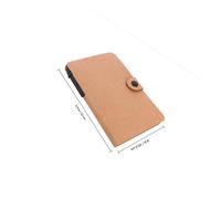 Abaodam Self-stick Notes with Khaki Vintage Colour Flags, Convenient to Carry Memo Pad for Daily Use and Vacations, Sticky Book Mark for Time Memo and Reminder