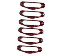 Abaodam Sets Replace Your Old Pickup Ring Mounting Ring Red Single Coil Pickup for Style Electric Guitars Pcs