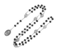 Abaodam Seven Sorrows Catholic Rosary Necklace for Women and Men and Prayer Beads Chain Fashionable Beaded Neck Decor for Daily Wear Gifts for Christmas and Special Occasions