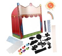Abaodam Shadow Puppet Theater Kit Finger Puppets for Kids DIY Craft Set and Storytelling