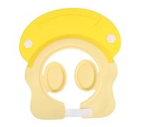 Abaodam Shampoo Cap Shower Cap Shield Hair Washing Shield Shampoo Bathing Cap Hats Plugs Shower Cap for Babies Nose Bath Hat for Babies Wash Headband TPE Yellow