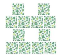 Abaodam Shamrock Soft and Tear Resistant 20 Pcs Napkins Green St Patricks Day Paper Disposable and Kitchen Tea Parties
