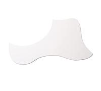 Abaodam Shaped Acoustic Guitar Pick Guard Self-adhesive Pick Guard Sticker for Guitar in Black Pattern Made of Material