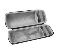 Abaodam Shockproof EVA Case for Pulse3 Speaker Bag Zipper Portable Storage for Travel Home Silver Grey