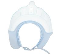 Abaodam Shower Cap for, Double-Layer Crown Hair Washing Shield, Blue Waterproof Shampoo Visor for and Bathing Protection