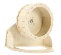 Abaodam Silent Hamster Wheel with Stand for Small Pets Quiet Running Exercise for Hamsters Gerbils Chinchillas Guinea Pigs and Hedgehogs Smooth Edges Animal Exercise Wheel