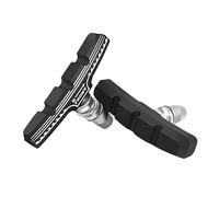 Abaodam Silent Mountain Bicycle Brake Pads Wear-resistant Blocks with Curved Rim Fit for Road and Hardtail Bikes Cycling Accessories for Enhanced Braking Performance