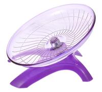 Abaodam Silent Running Wheel for Hamsters Chinchillas Gerbils with Stable Stand Low Noise Exercise for Small Pets Like Rats and Hedgehogs Enrichment Platform for Night Use