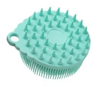 Abaodam Silicone Bath Brush Double-Sided Body Scrubber Soft Sensory Massage Shower Brush for Head Washing and Gentle Bathing, Green