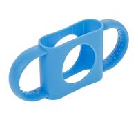 Abaodam Silicone Bottle Handle and Sleeve Set Blue Anti-Scald and Anti-Drop Cover for Feeding Bottles Compatible with Narrow Neck Accessory for Travel and Home Use