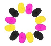 Abaodam Silicone Ear Covers Designed to Fit the Natural Shape 6 Pairs for Hair Dyeing and Heat Protection Heat-resistant Ear Muffs Comfortable for Salon Use and Travel