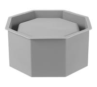 Abaodam Silicone Flowerpot Mold DIY Flower Pot Planter Mold Easy to Clean Smooth Casting Surface Hexagonal Shape for Home Gardening Craft